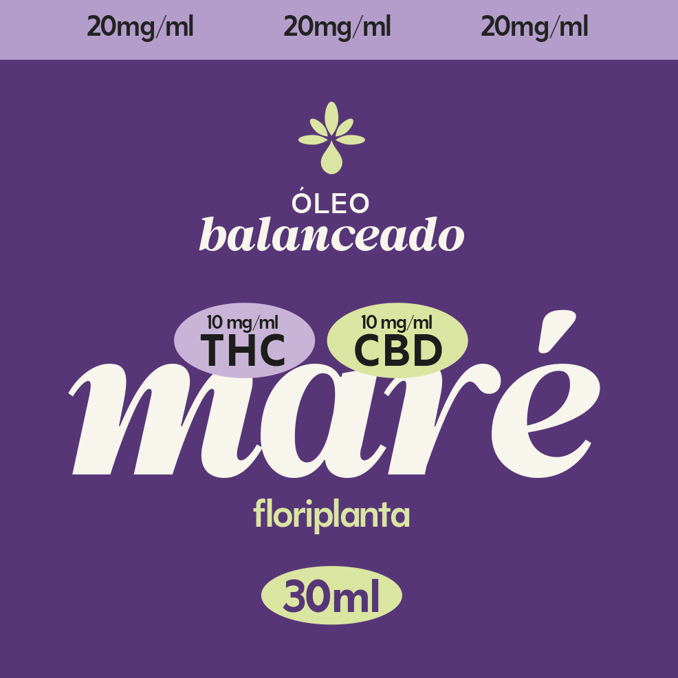 Óleo Balanceado THC | CBD Full Spectrum - Maré